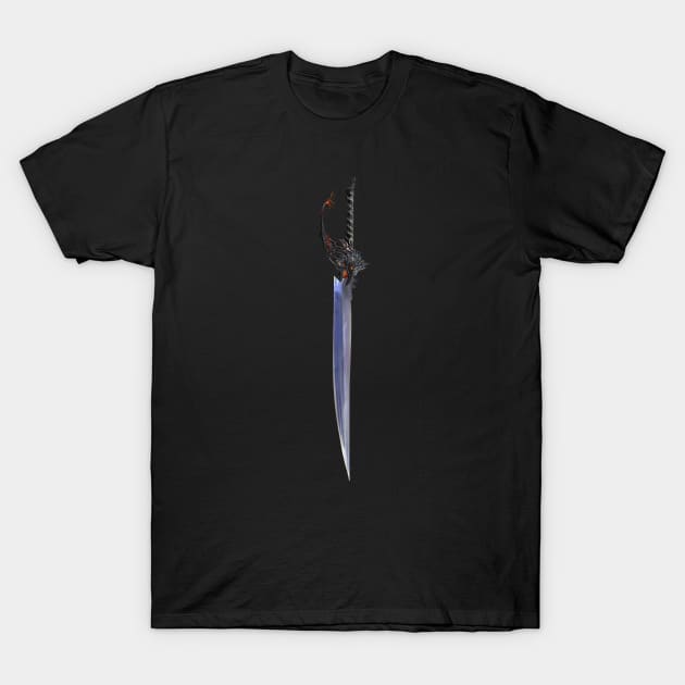 Demon Hunter's Sword T-Shirt by needawriter